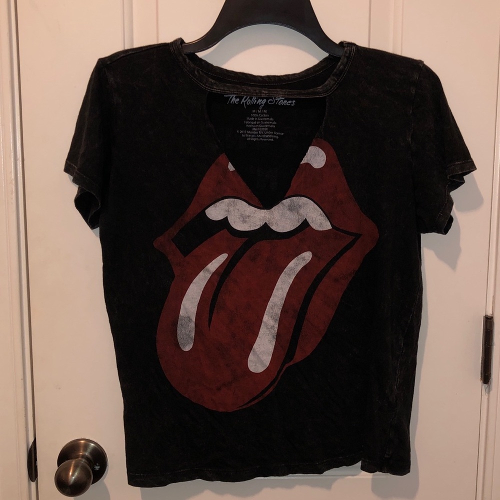 Rolling Stones Graphic Cut Out Tee
